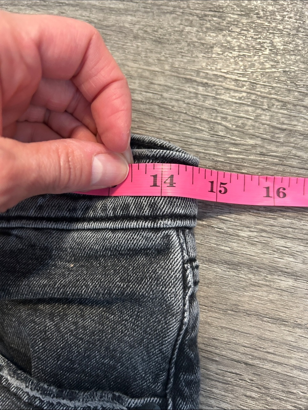 Abercrombie & Fitch Crop Wide Leg Ultra High Rise Jeans 29 Long Black - Picture 5 of 6